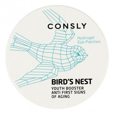 CONSLY Hydrogel Bird's Nest Eye Patches Гидрогелевые патчи для области вокруг глаз с экстрактом ласточкиного гнезда 60шт