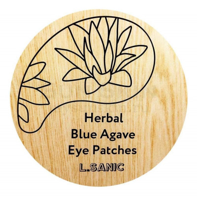 L.SANIC Herbal Blue Agave Hydrogel Eye Patches Гидрогелевые патчи с экстрактом голубой агавы 60шт
