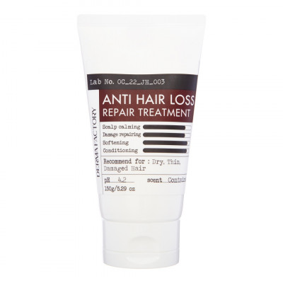 DERMA FACTORY ANTI HAIR LOSS REPAIR TREATMENT Восстанавливающий бальзам против выпадения волос 150г