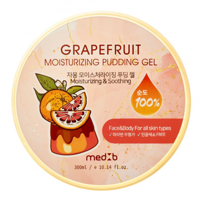 MEDB Grapefruit Moisturizing Pudding Gel Увлажняющий гель для тела с экстратком грейпфрута 300мл