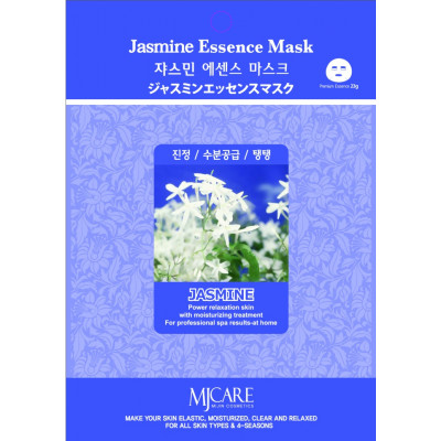 MJCARE JASMINE ESSENCE MASK Тканевая маска  для лица с экстрактом жасмина 23г