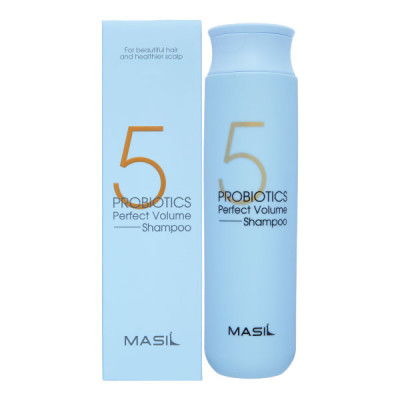MASIL 5 PROBIOTICS PERFECT VOLUME SHAMPOO Шампунь для увеличения объема волос с пробиотиками 300мл
