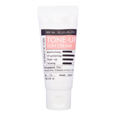 Derma Factory Inorganic Tone-up Sun Cream Тонизирующий солнцезащитный крем для лица 30мл