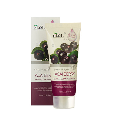 EKEL Natural Clean Peeling Gel Acai Berry Пилинг-скатка с экстрактом ягод асаи 100мл