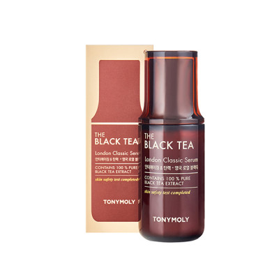 TONYMOLY THE BLACK TEA London Classic Serum Антивозрастная сыворотка для лица с экстрактом английского черного чая 50мл