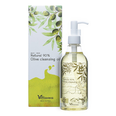 Elizavecca Milky-Wear Natural 90% Olive Cleansing Oil Гидрофильное масло с оливой 90% 300мл
