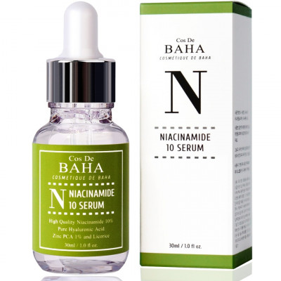 Cos De BAHA Niacinamide Serum (N) Сыворотка для лица с гиалуроновой кислотой и ниацинамидом  30мл