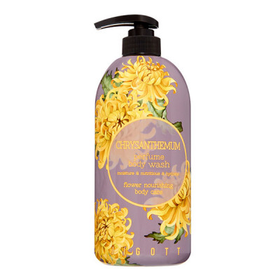 Jigott Chrysanthemum Perfume Body Wash Парфюмированный гель для душа с экстрактом хризантемы  750мл