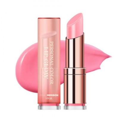 PAUL MEDISON Vivid Personal Color Lip Glow Pink Увлажняющий блеск для губ с гиалуроновой кислотой 3г