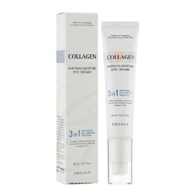 ENOUGH Collagen 3in1 eye cream Антивозрастной увлажняющий крем для кожи вокруг глаз с коллагеном 30мл