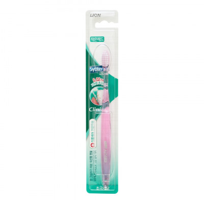 LION Dentor System Compact Toothbrush Зубная щётка "Dentor System" компактная 1шт