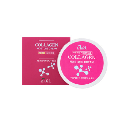 EKEL Moisture Cream Collagen Увлажняющий крем для лица с коллагеном 100г