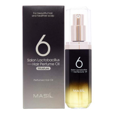 MASIL 6 SALON LACTOBACILLUS HAIR PERFUME OIL(MOISTURE) Увлажняющее парфюмированное масло для волос с лактобактериями 66мл