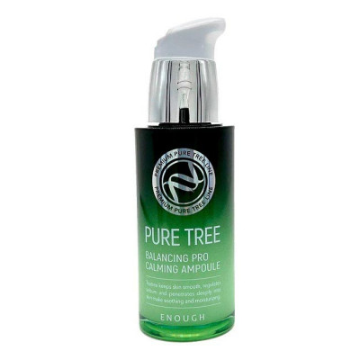 ENOUGH Pure Tree Balancing Pro Calming Ampoule Успокаивающая сыворотка для лица с экстрактом чайного дерева 30мл