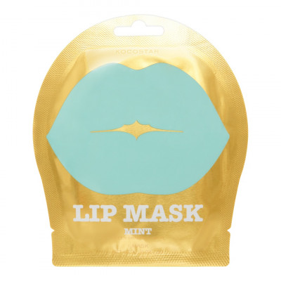 KOCOSTAR MINT LIP MASK Гидрогелевая маска для губ с экстрактом мяты