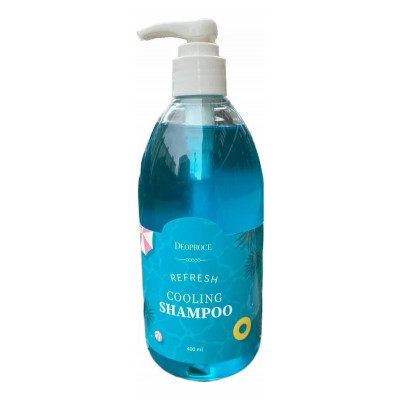 DEOPROCE REFRESH COOLING SHAMPOO Освежающий шампунь для волос с охлаждающим эффектом 400мл