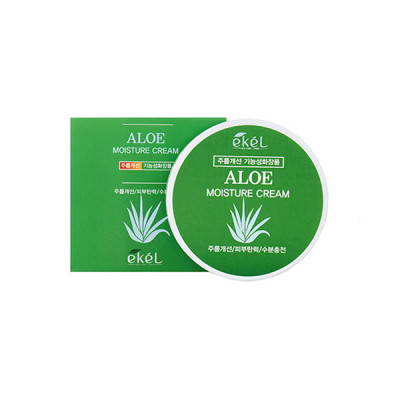 EKEL Moisture Cream Aloe Увлажняющий крем для лица с экстрактом алоэ 100г