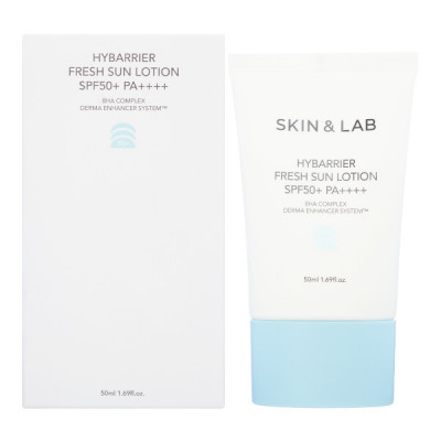 SKIN&LAB Hybarrier Fresh Sun Lotion Питательный солнцезащитный лосьон для сухой и чувствительной кожи 50мл