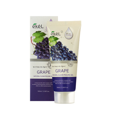 EKEL Natural Clean Peeling Gel Grape Пилинг-скатка с экстрактом винограда 100мл