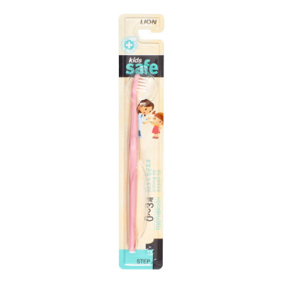 LION Kids Safe Toothbrush – Step 1 Детская зубная щётка с нано-серебряным покрытием №1 (от 0 до 3 лет) "KIDS SAFE" 1шт
