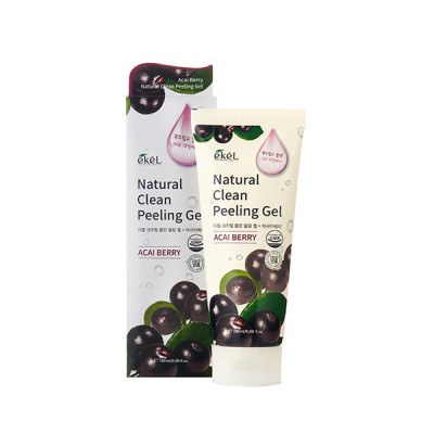 EKEL Natural Clean peeling gel Acai Berry Пилинг-скатка с экстрактом ягод асаи 180мл