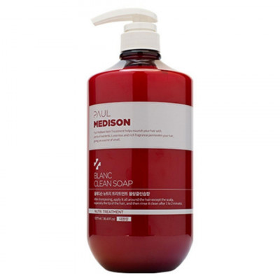 PAUL MEDISON Nutri Treatment Blanc Clean Soap Маска для волос с кератином и ароматом цветочного мыла 1077мл