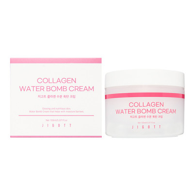 Jigott Collagen Water bomb Cream Крем для лица с коллагеном  150мл