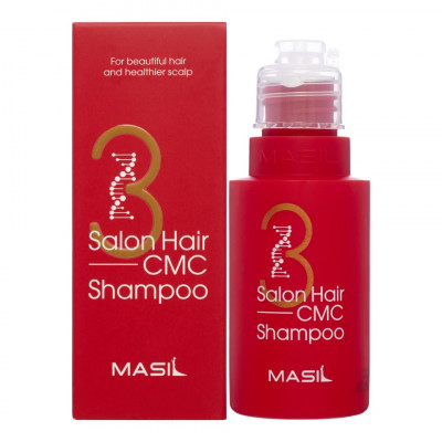 MASIL 3 SALON HAIR CMC SHAMPOO Восстанавливающий шампунь для волос с аминокислотами 50мл