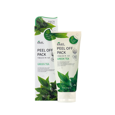 EKEL Peel off pack Green Tea Маска-пленка с экстрактом зеленого чая 180 мл