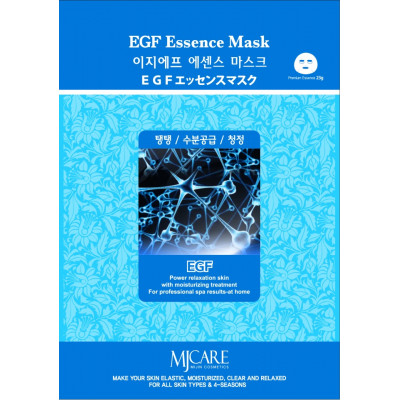 MJCARE EGF ESSENCE MASK Тканевая маска  для лица с EGF пептидами 23г