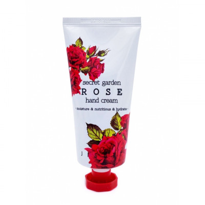 JIGOTT SECRET GARDEN ROSE HAND CREAM Крем для рук с экстрактом розы 100мл