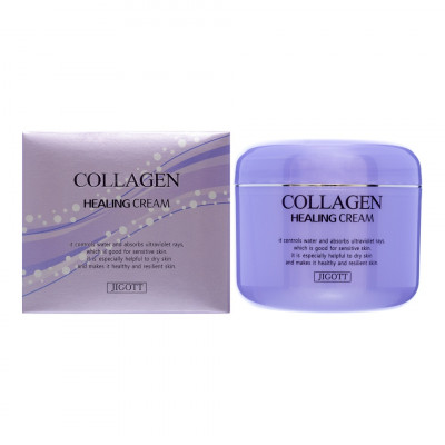JIGOTT Collagen Healing Cream Питательный ночной крем с коллагеном 100мл