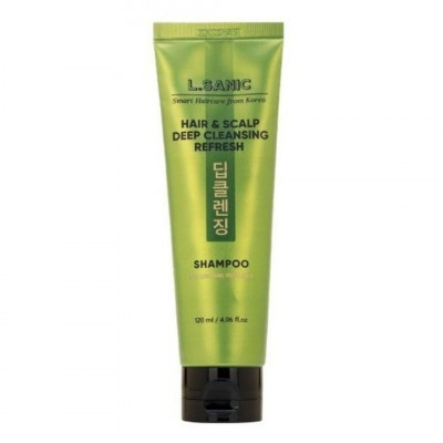 L.SANIC Hair & Scalp Deep Cleansing Refresh Shampoo Освежающий шампунь для глубокого очищения волос и кожи головы 120мл