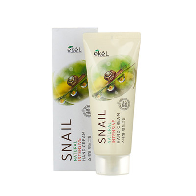 EKEL Snail Natural Intensive Hand Cream Питательный крем для рук с муцином улитки 100мл