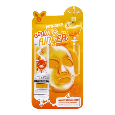 Elizavecca Power Ringer Mask Pack Vita Deep Тканевая маска с витаминным комплексом 23мл
